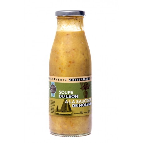 Soupe du Léon à la saucisse de Molène - bouteille 500 ml