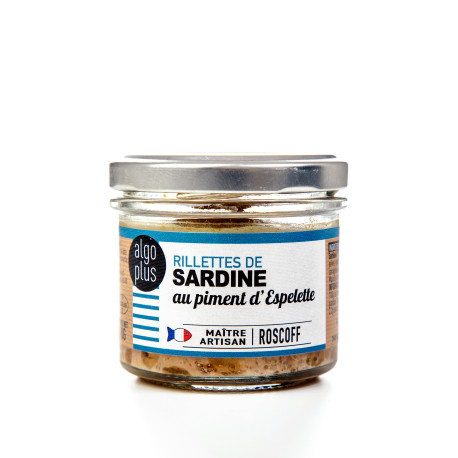 Rillettes de Sardines au Piment d'Espelette 90 g