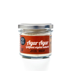 Agar Agar Gélifiant végétal naturel pot 60 g