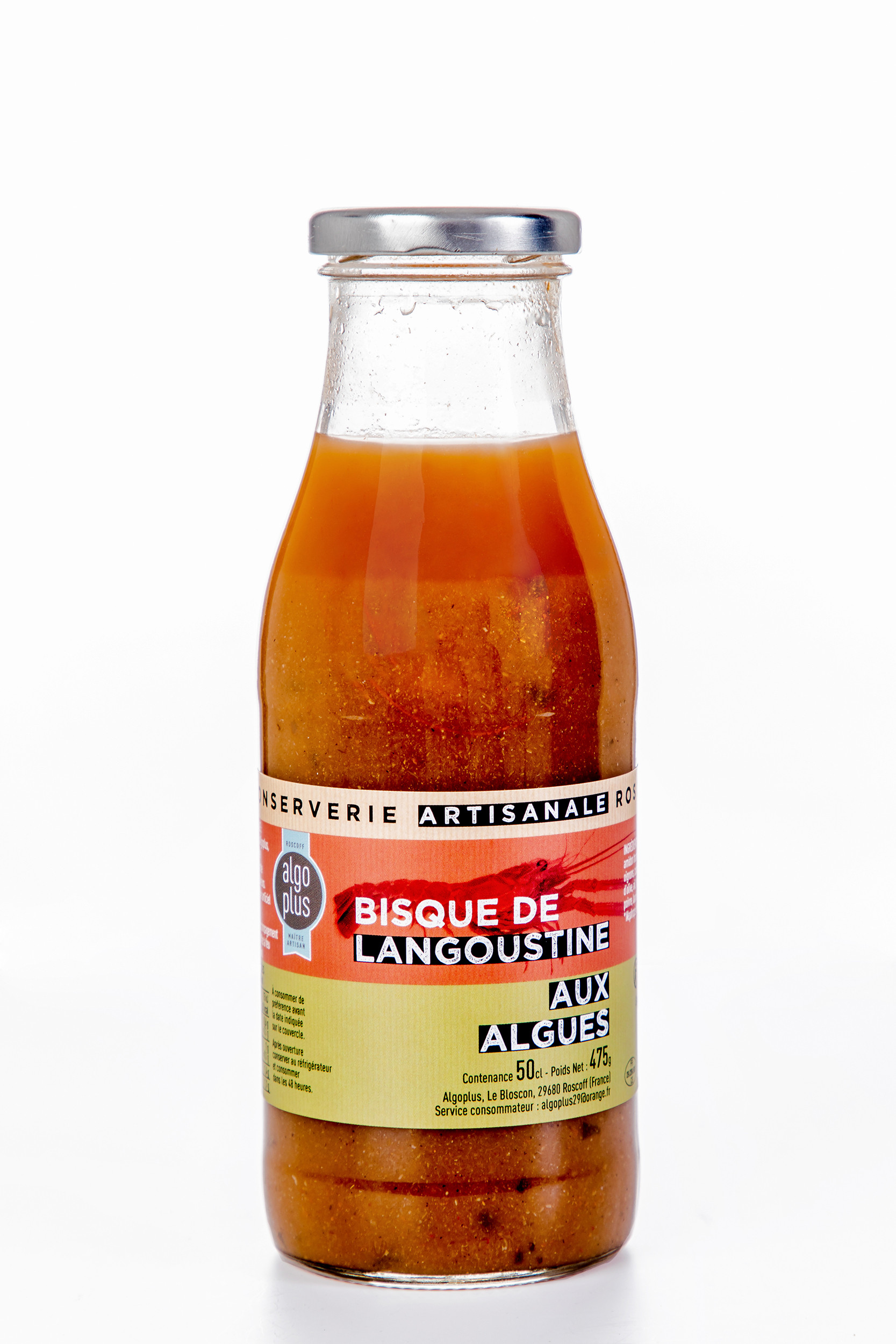Bisque de langoustine aux algues bouteille 500 ml