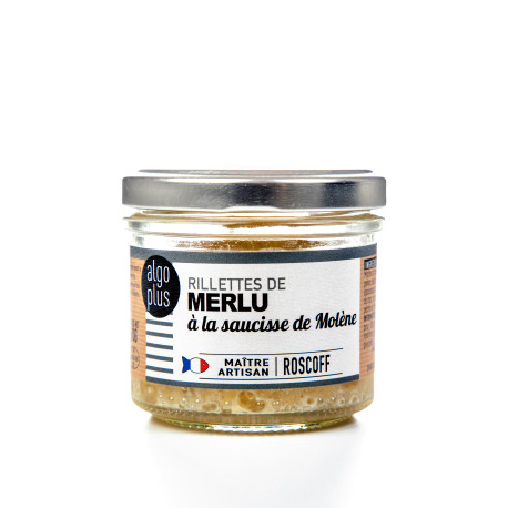 Rillettes de merlu à la saucisse de Molène 90 g